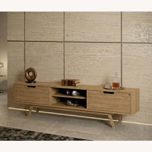Szafka RTV-33 Drewno Lite Dąb Loft Lakier Rozmiary od 100 cm do 200 cm PREMIUM